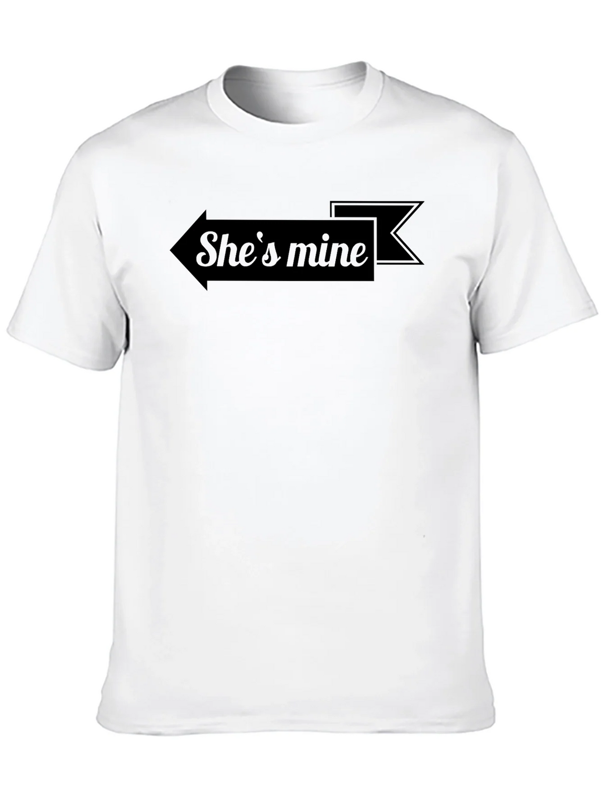 Shes Mine T-Shirt - Black Arrow Graphic Tee product image 9
