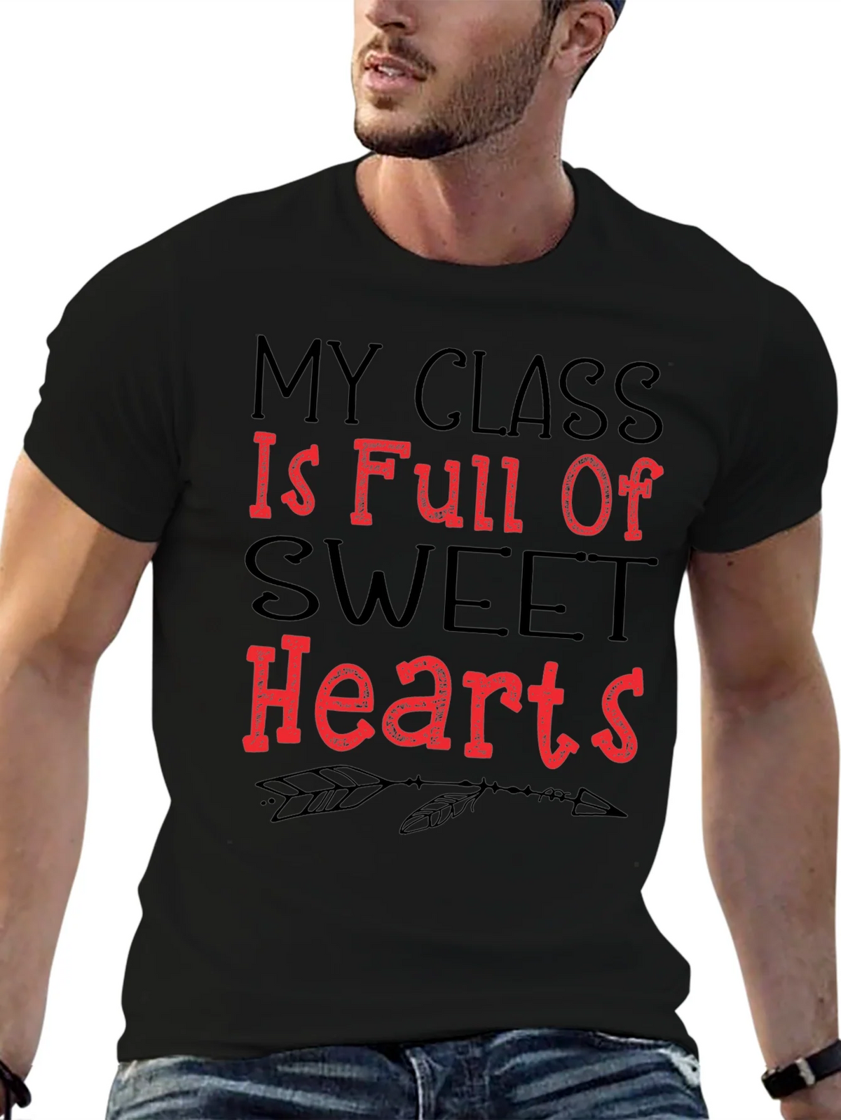 My Class is Full of Sweet Hearts T-Shirt product image 6