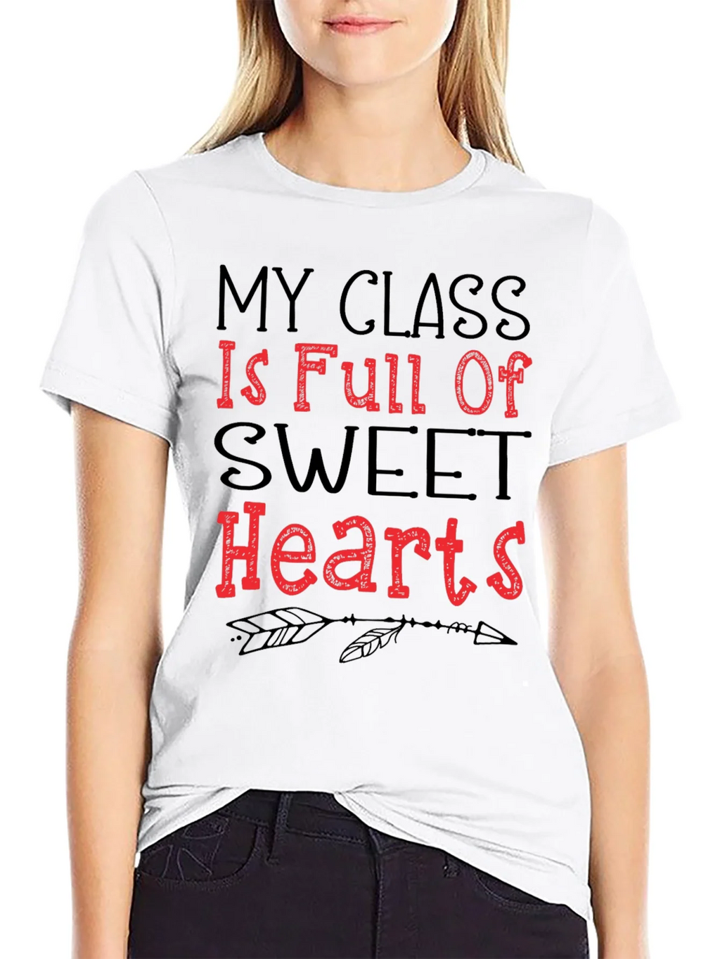 My Class is Full of Sweet Hearts T-Shirt product image 8