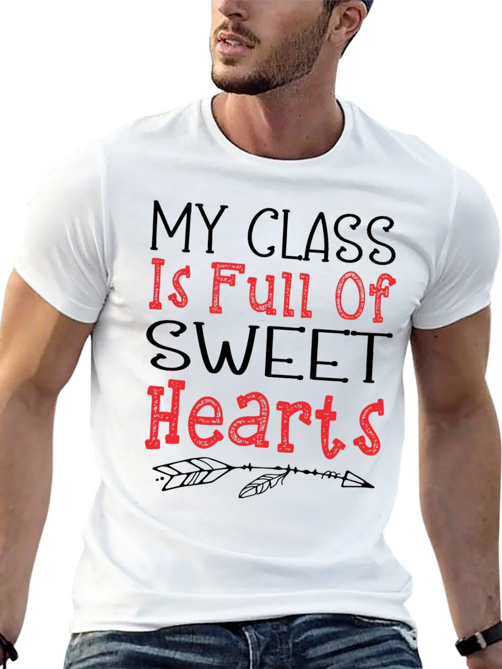 My Class is Full of Sweet Hearts T-Shirt product image 12