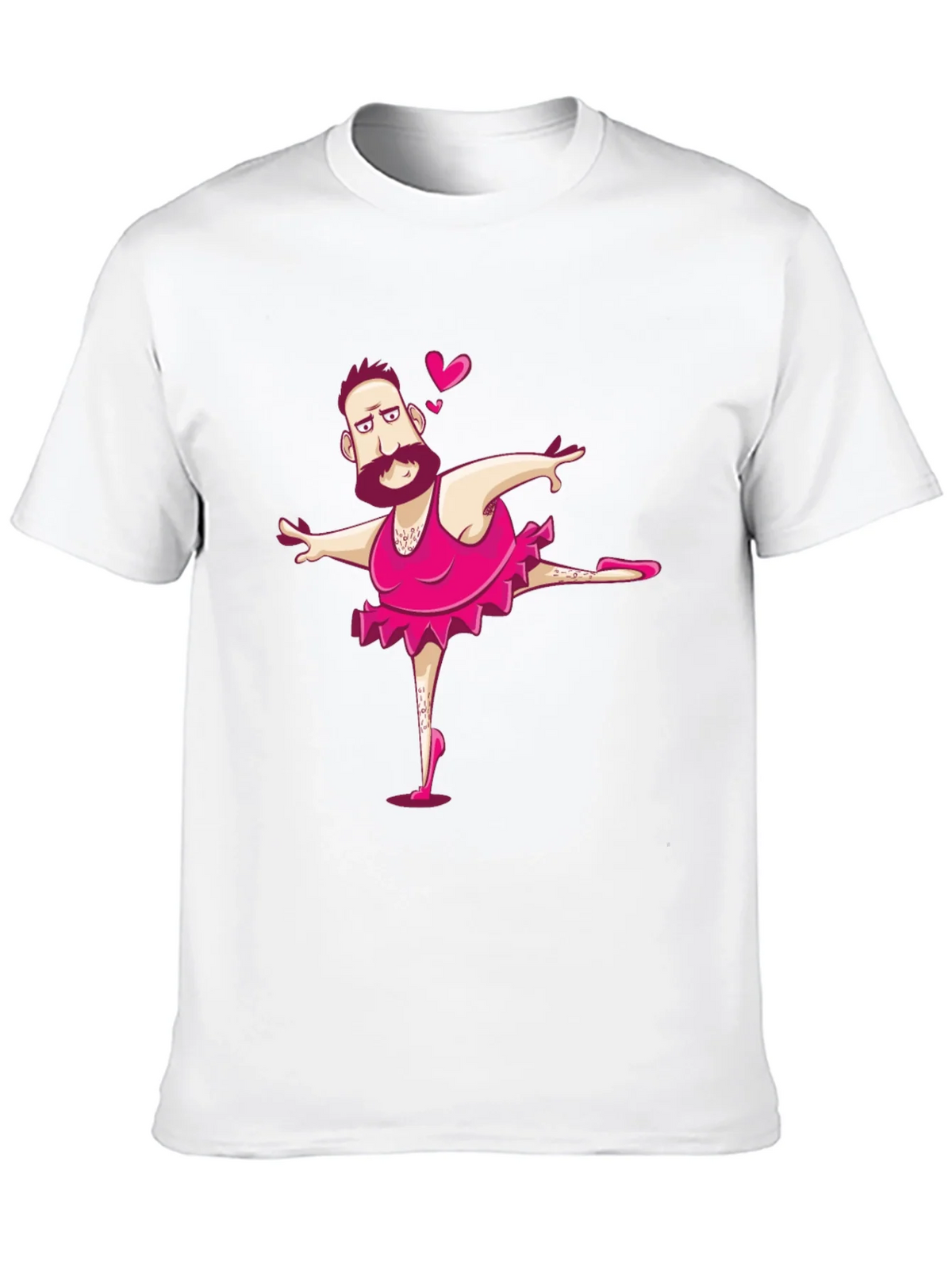 Funny Man Ballerina Graphic T-Shirt product image 9