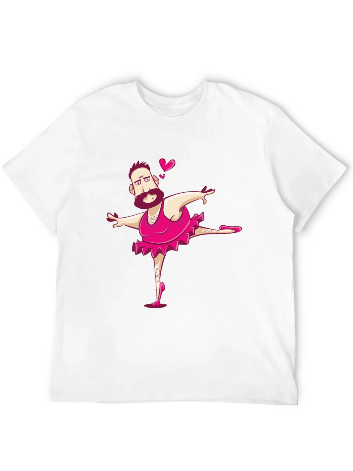 Funny Man Ballerina Graphic T-Shirt product image 10