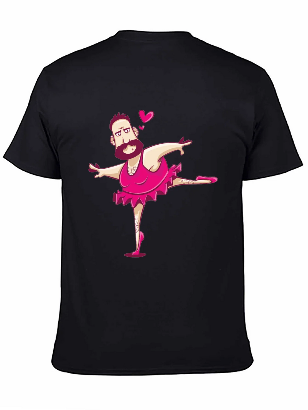 Funny Man Ballerina Graphic T-Shirt product image 4