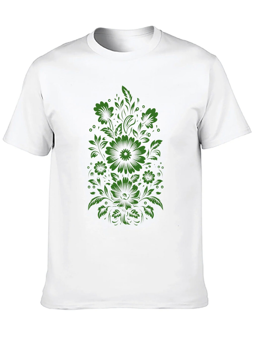 Floral Graphic Print Tee - Mens Black T-Shirt product image 9