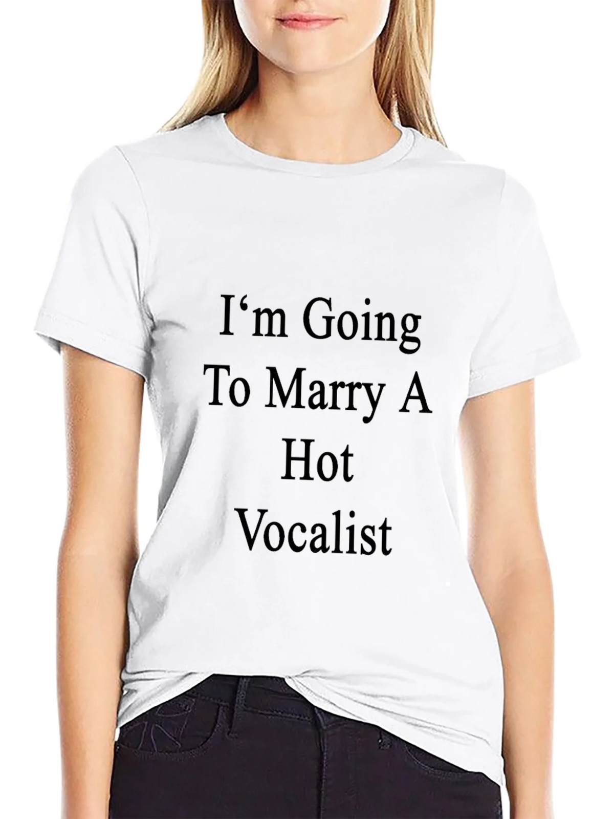 Im Going to Marry A Hot Vocalist T-Shirt product image 4