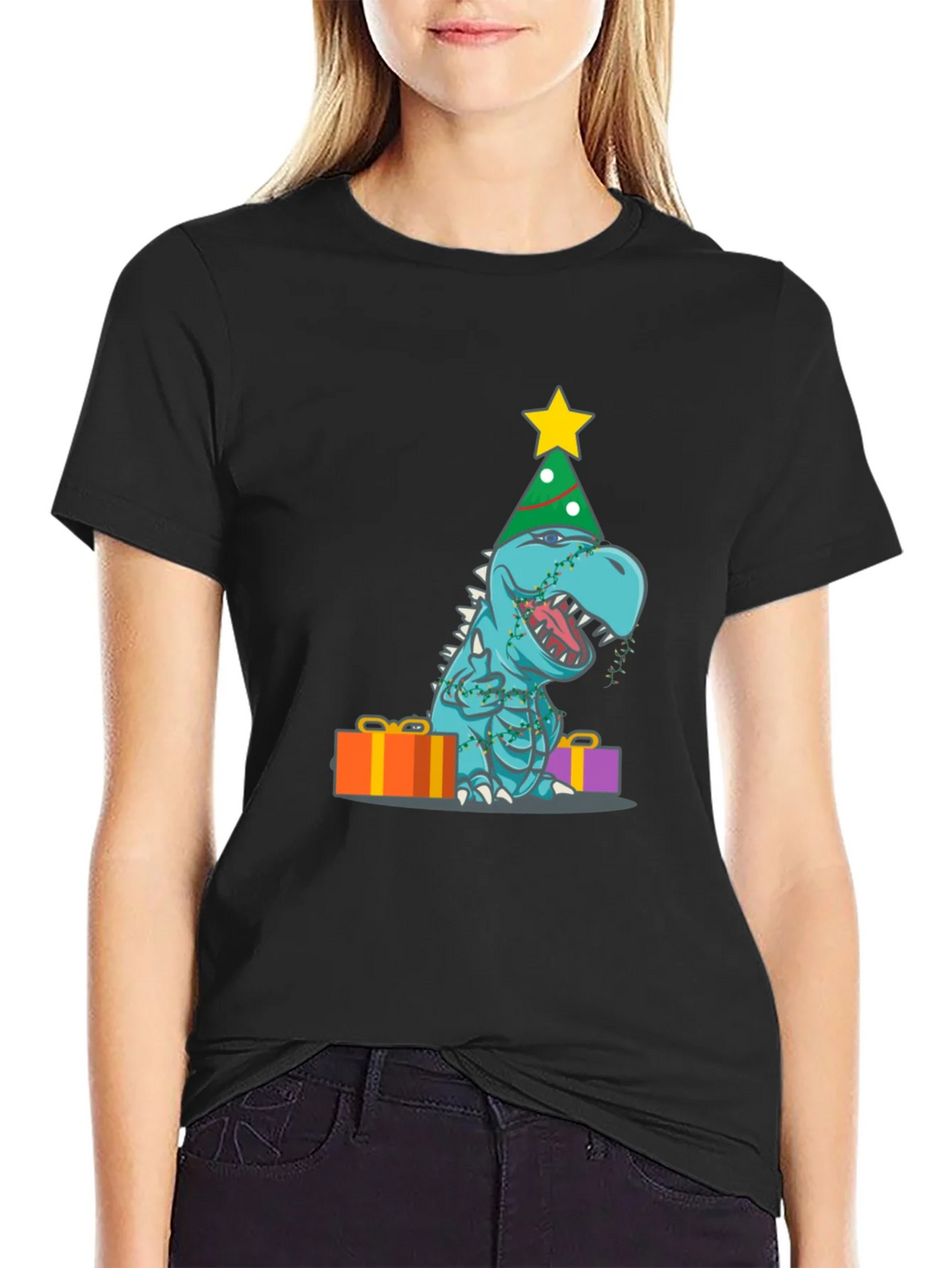 Festive Dinosaur T-Shirt product image 2