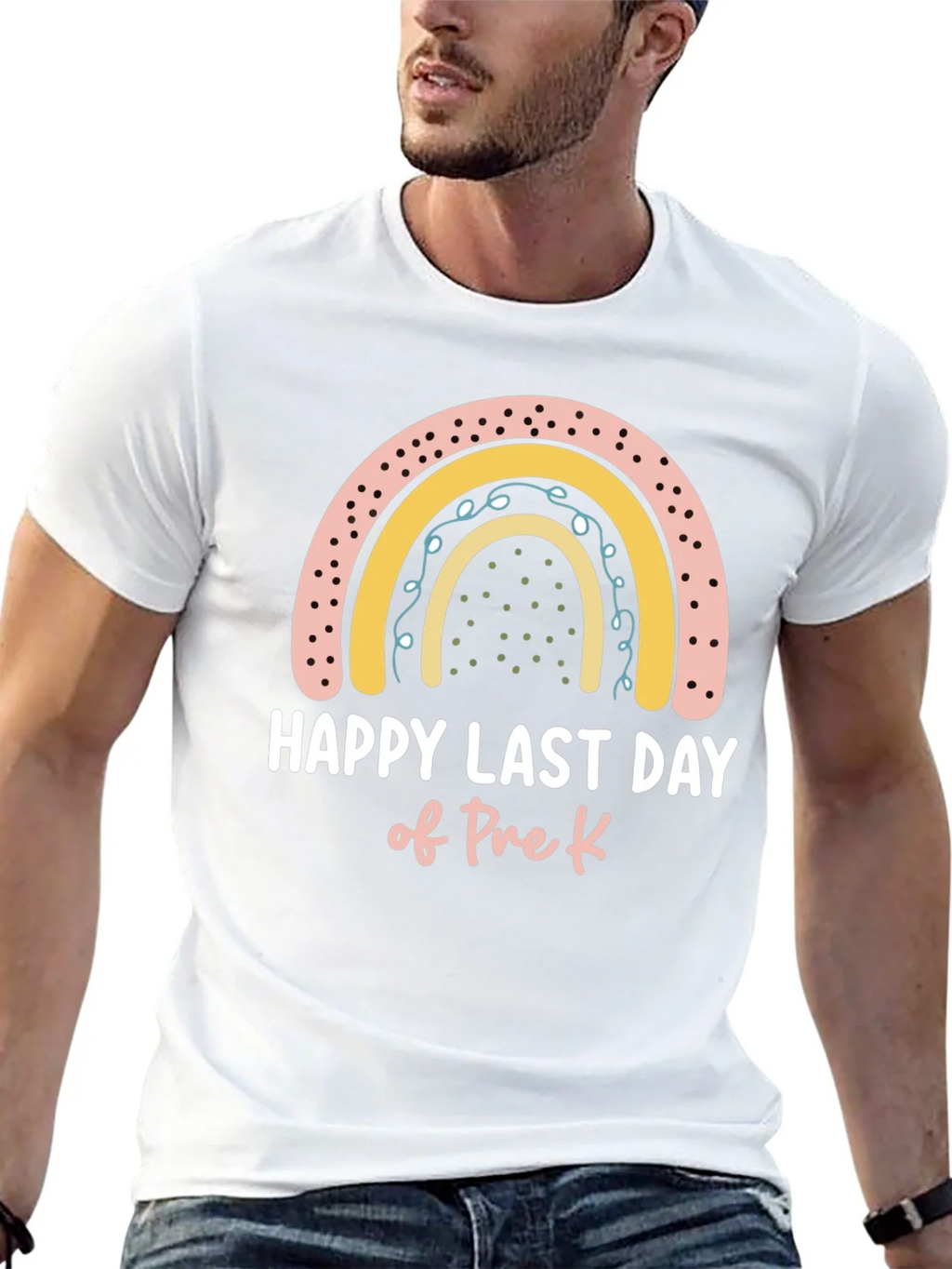 Happy Last Day of Pre-K Rainbow T-Shirt product image 12