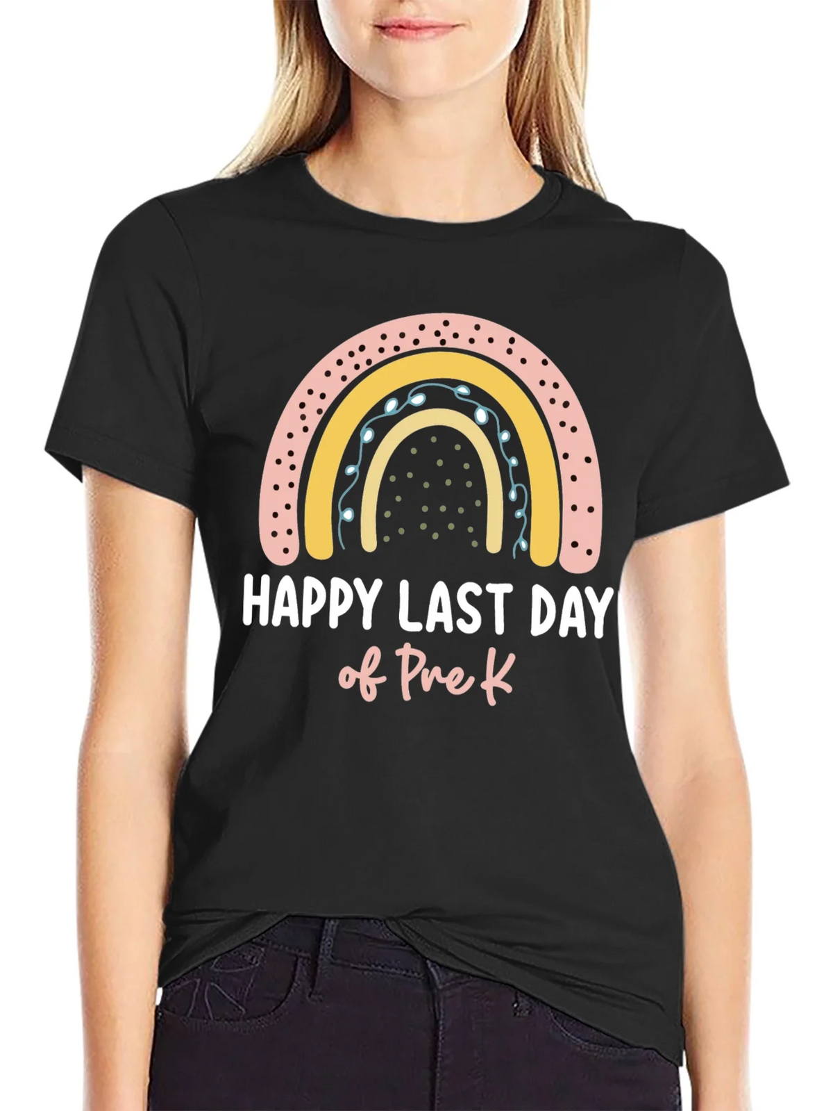 Happy Last Day of Pre-K Rainbow T-Shirt product image 2