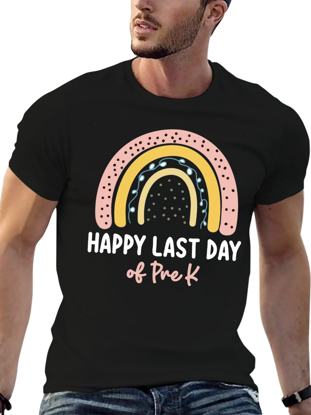Happy Last Day of Pre-K Rainbow T-Shirt product image 6