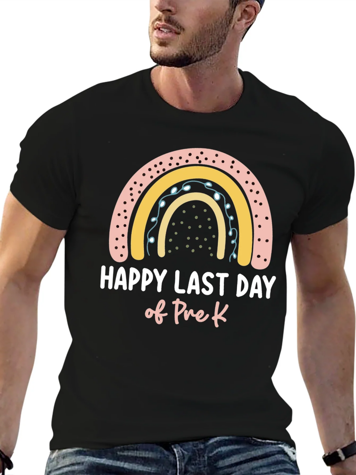 Happy Last Day of Pre-K Rainbow T-Shirt product image 6