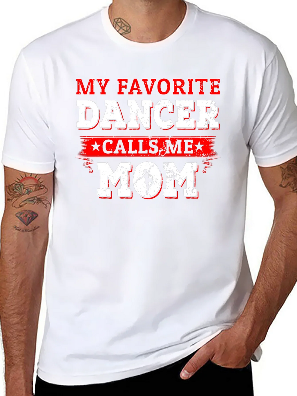 Favorite Dancer Mom T-Shirt - Dance Parent Gift product image 7