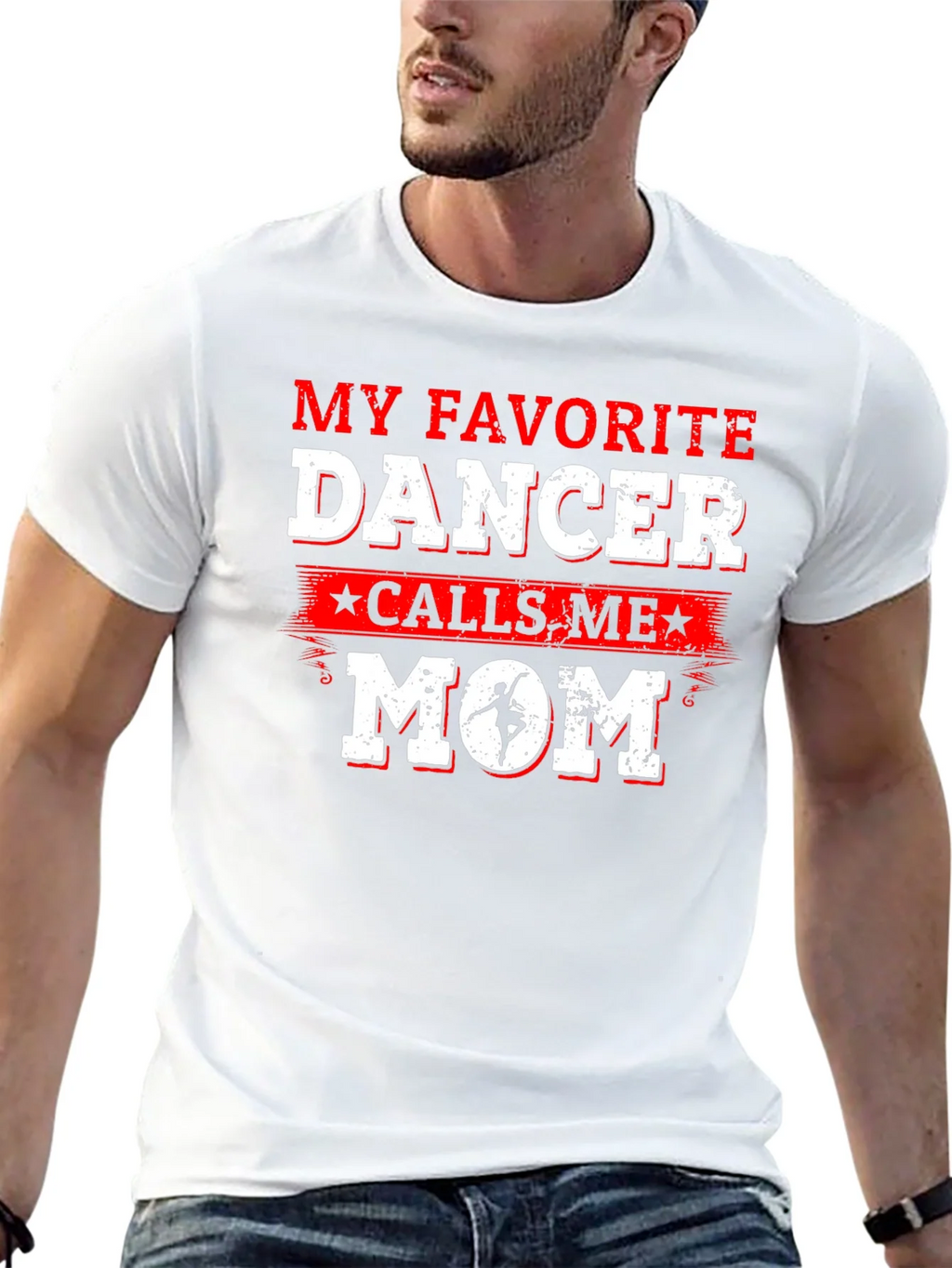 Favorite Dancer Mom T-Shirt - Dance Parent Gift product image 12