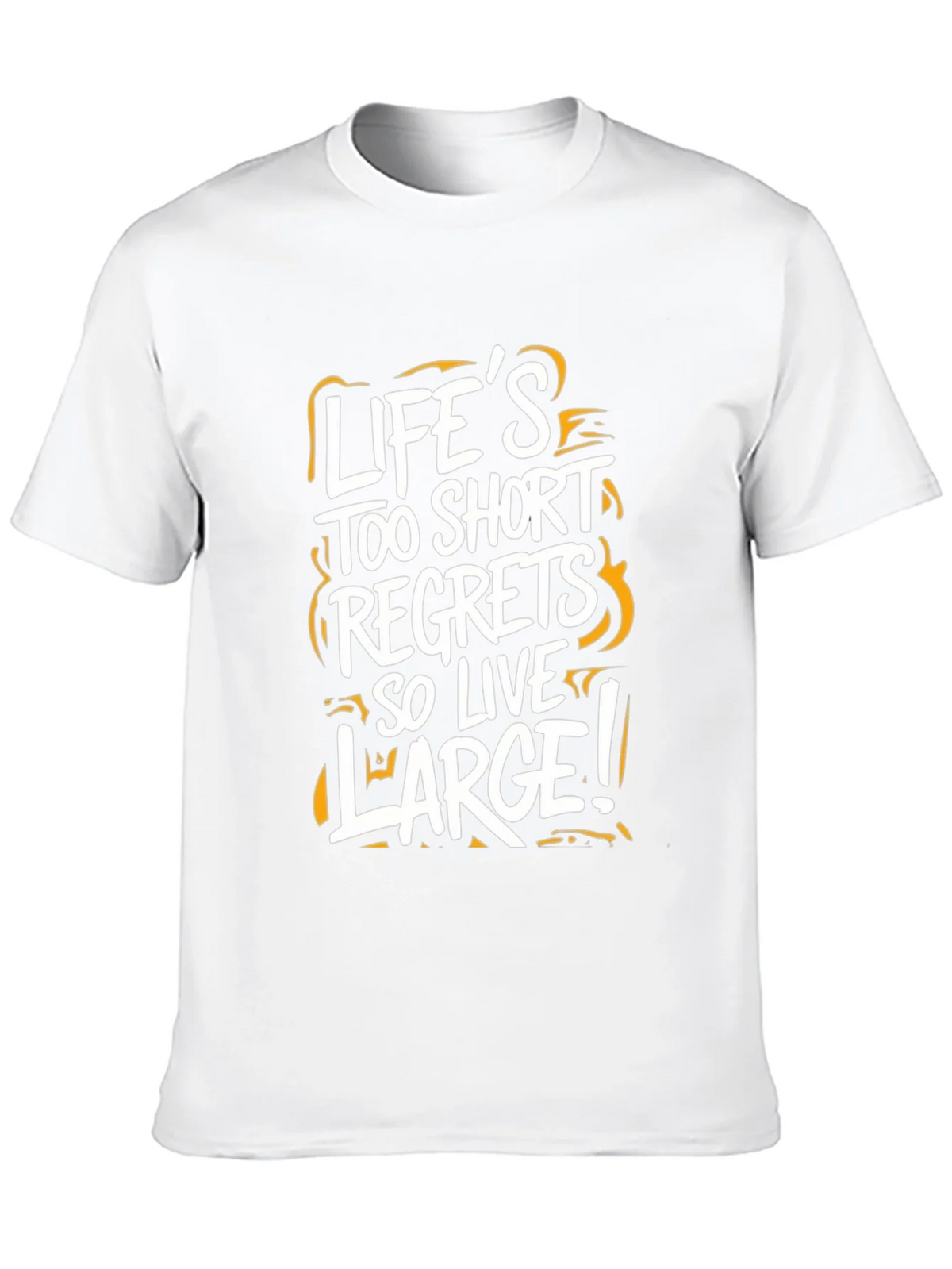Lifes Too Short Graphic Tee - Black Casual T-Shirt product image 9