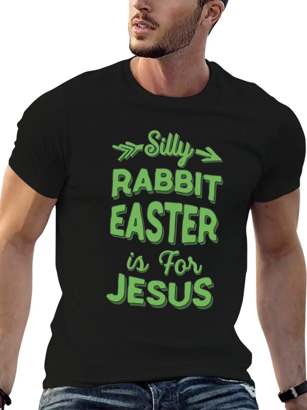 Silly Rabbit Easter T-Shirt - For Jesus product image 6