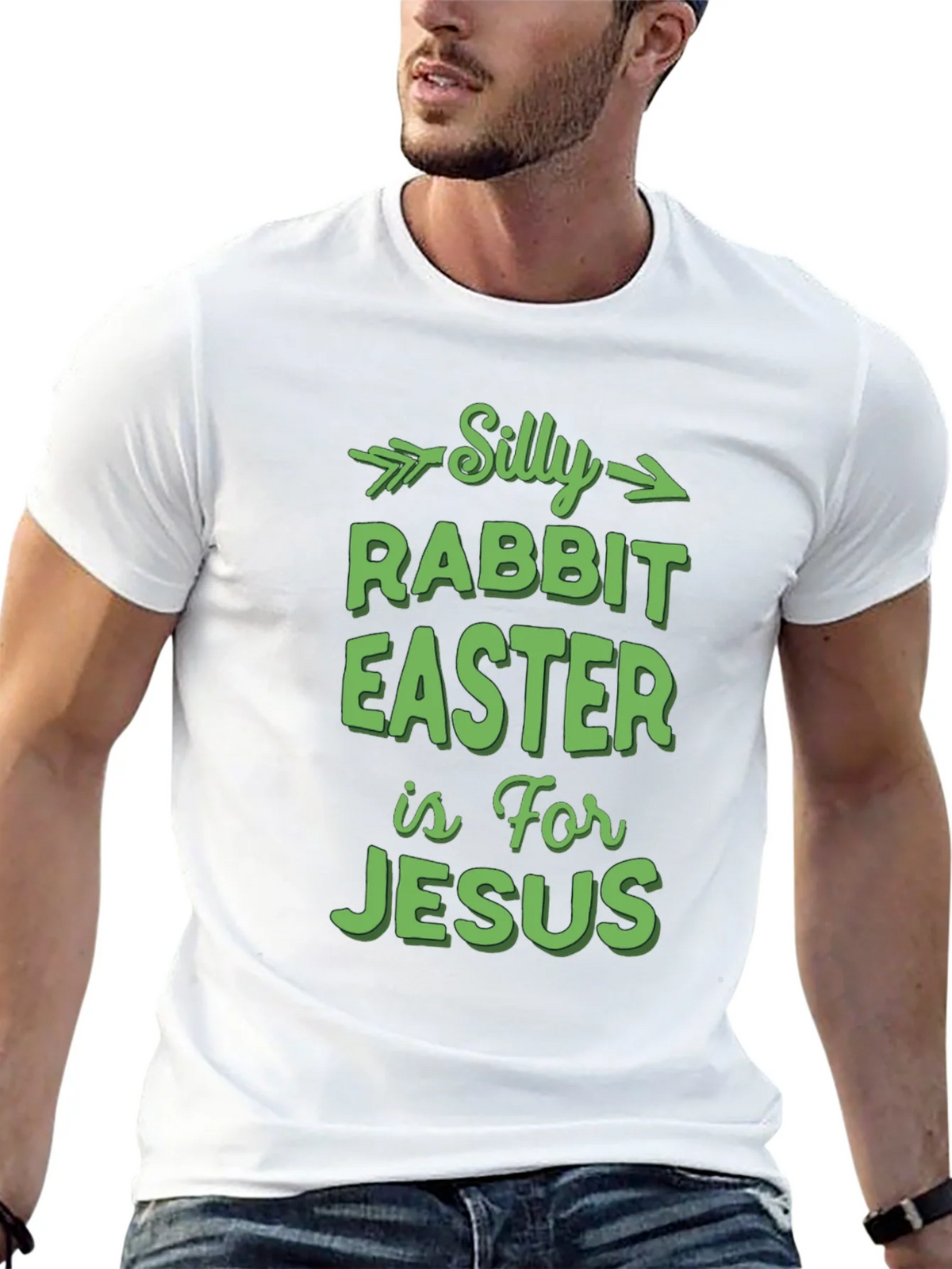 Silly Rabbit Easter T-Shirt - For Jesus product image 12