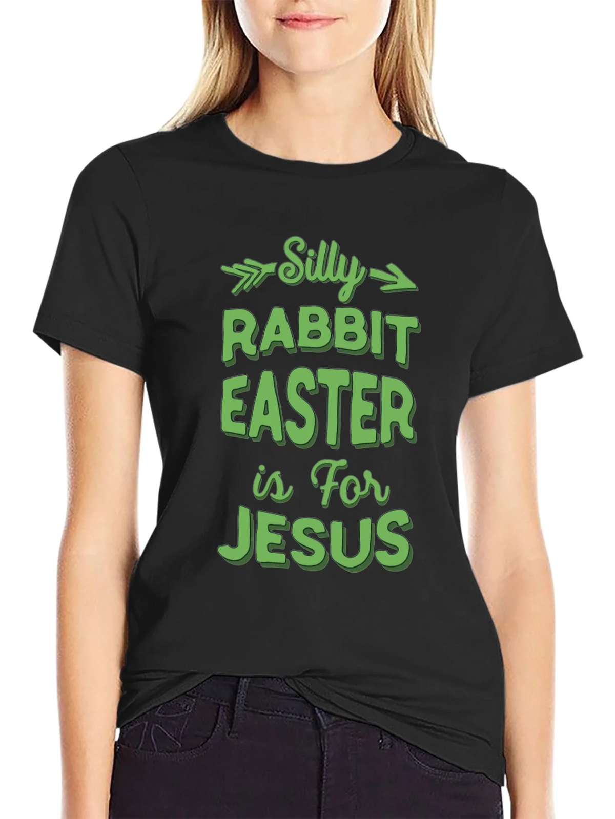 Silly Rabbit Easter T-Shirt - For Jesus product image 2