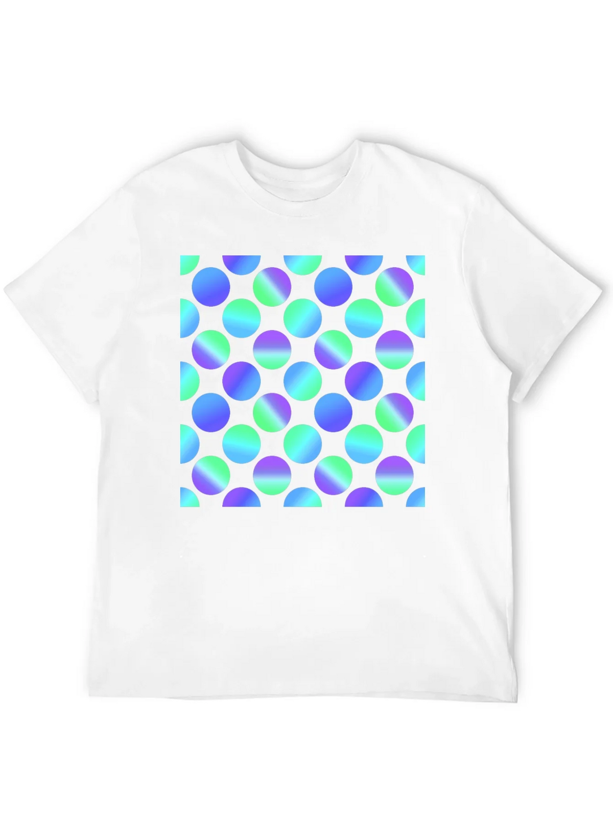 Retro Polka Dot Black T-Shirt product image 11