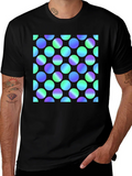 Retro Polka Dot Black T-Shirt product image 1