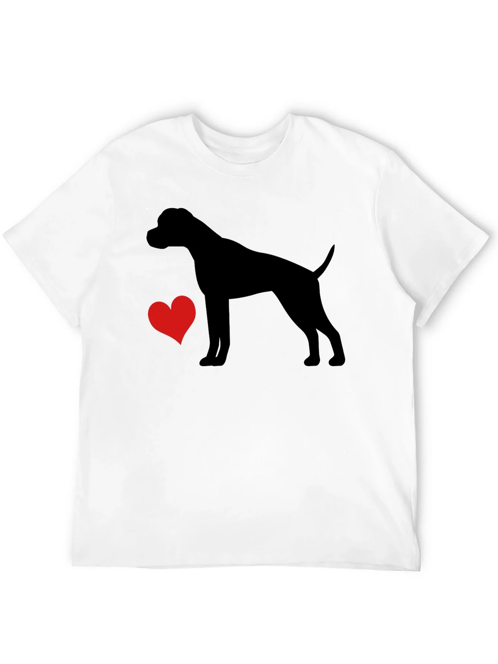 Dog Lover T-Shirt - Heart & Canine Silhouette product image 11