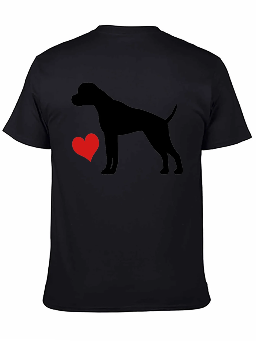 Dog Lover T-Shirt - Heart & Canine Silhouette product image 4