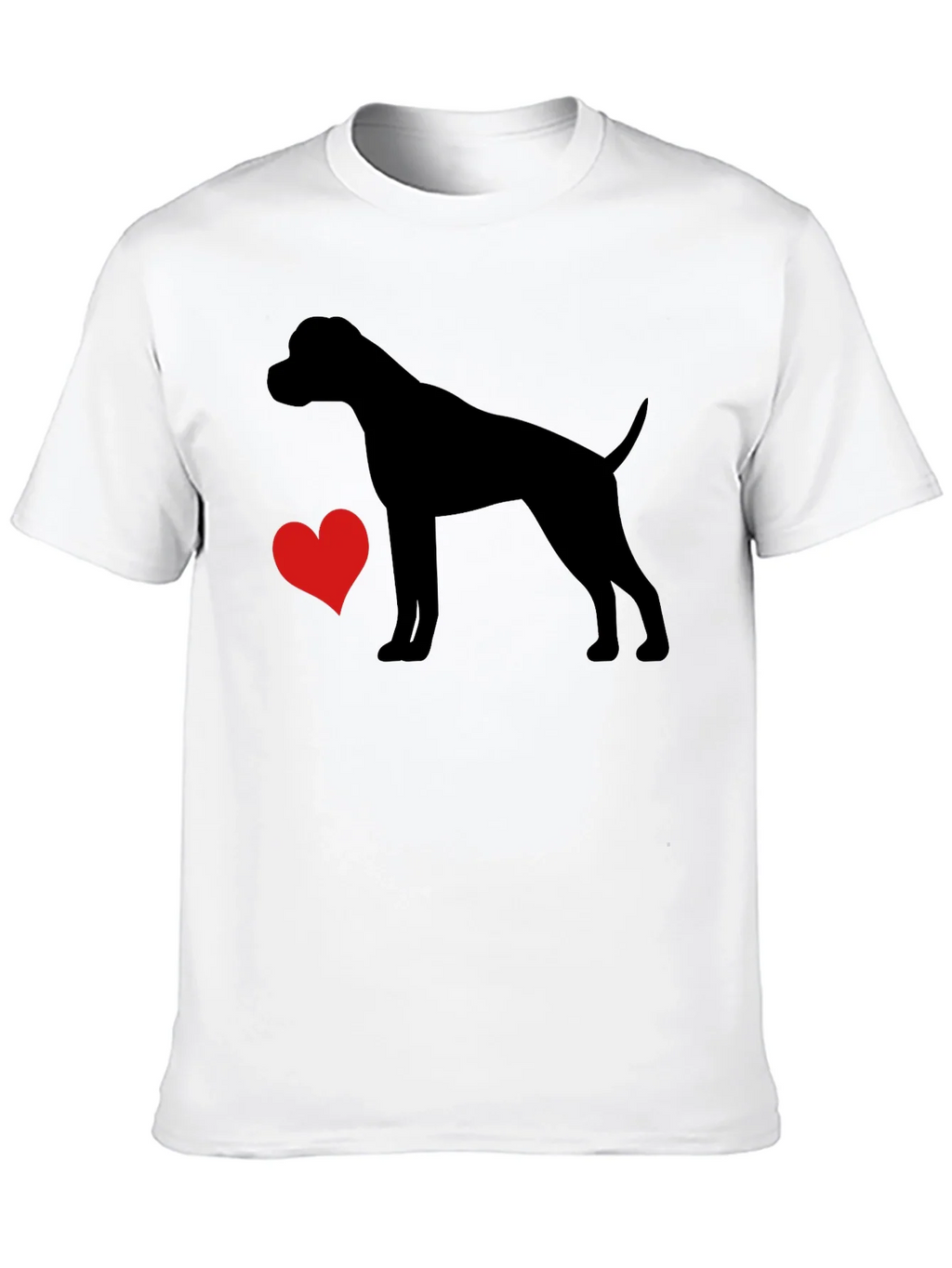 Dog Lover T-Shirt - Heart & Canine Silhouette product image 9
