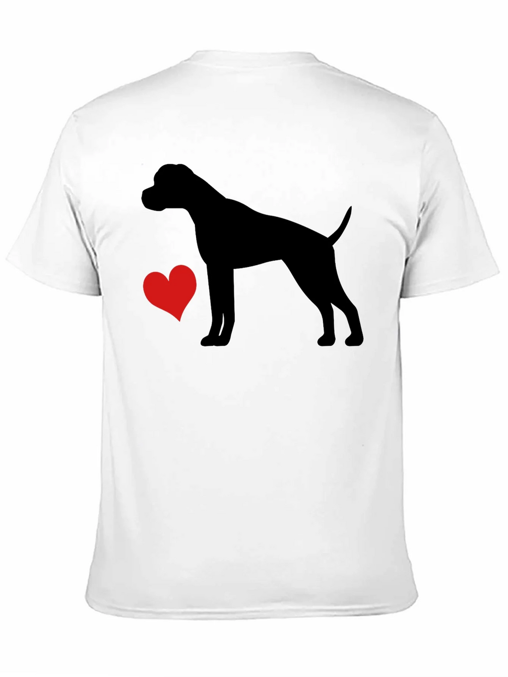Dog Lover T-Shirt - Heart & Canine Silhouette product image 10