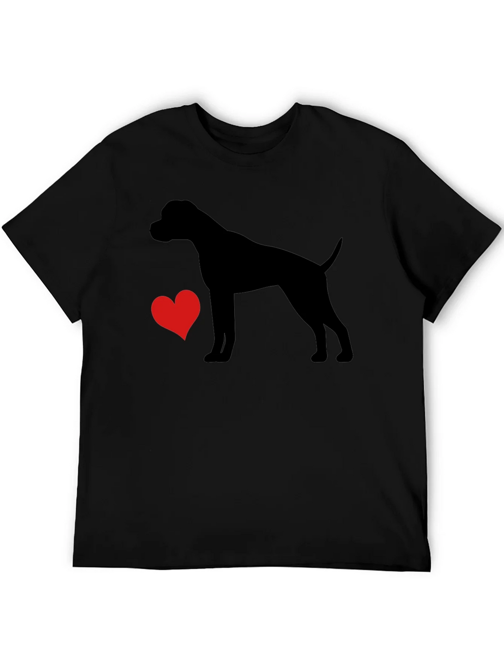Dog Lover T-Shirt - Heart & Canine Silhouette product image 5