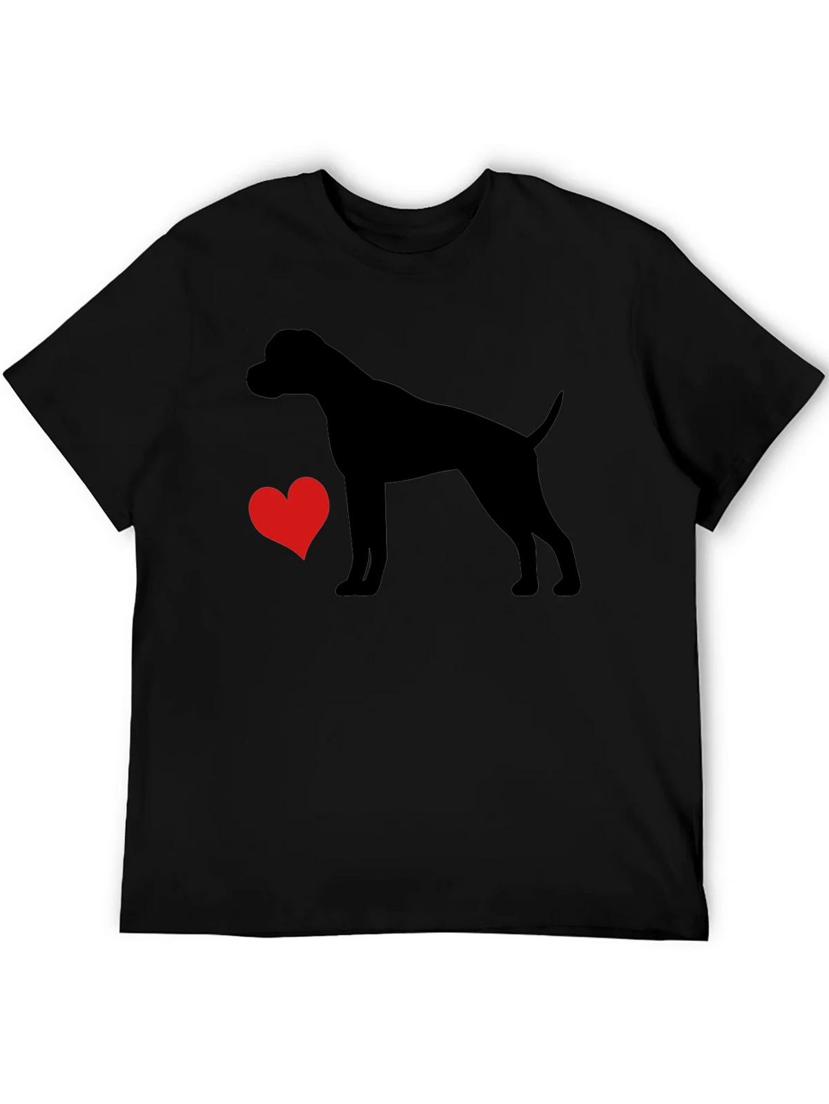 Dog Lover T-Shirt - Heart & Canine Silhouette product image 5