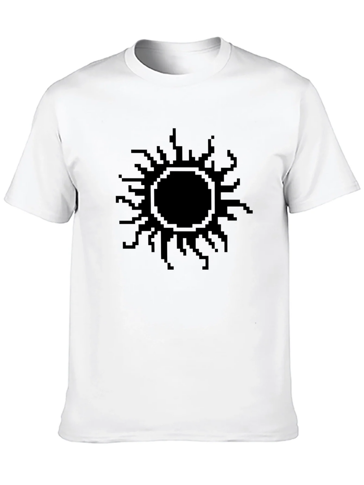 Pixel Sun Black T-Shirt - Graphic Tee for Casual Wear product image 9