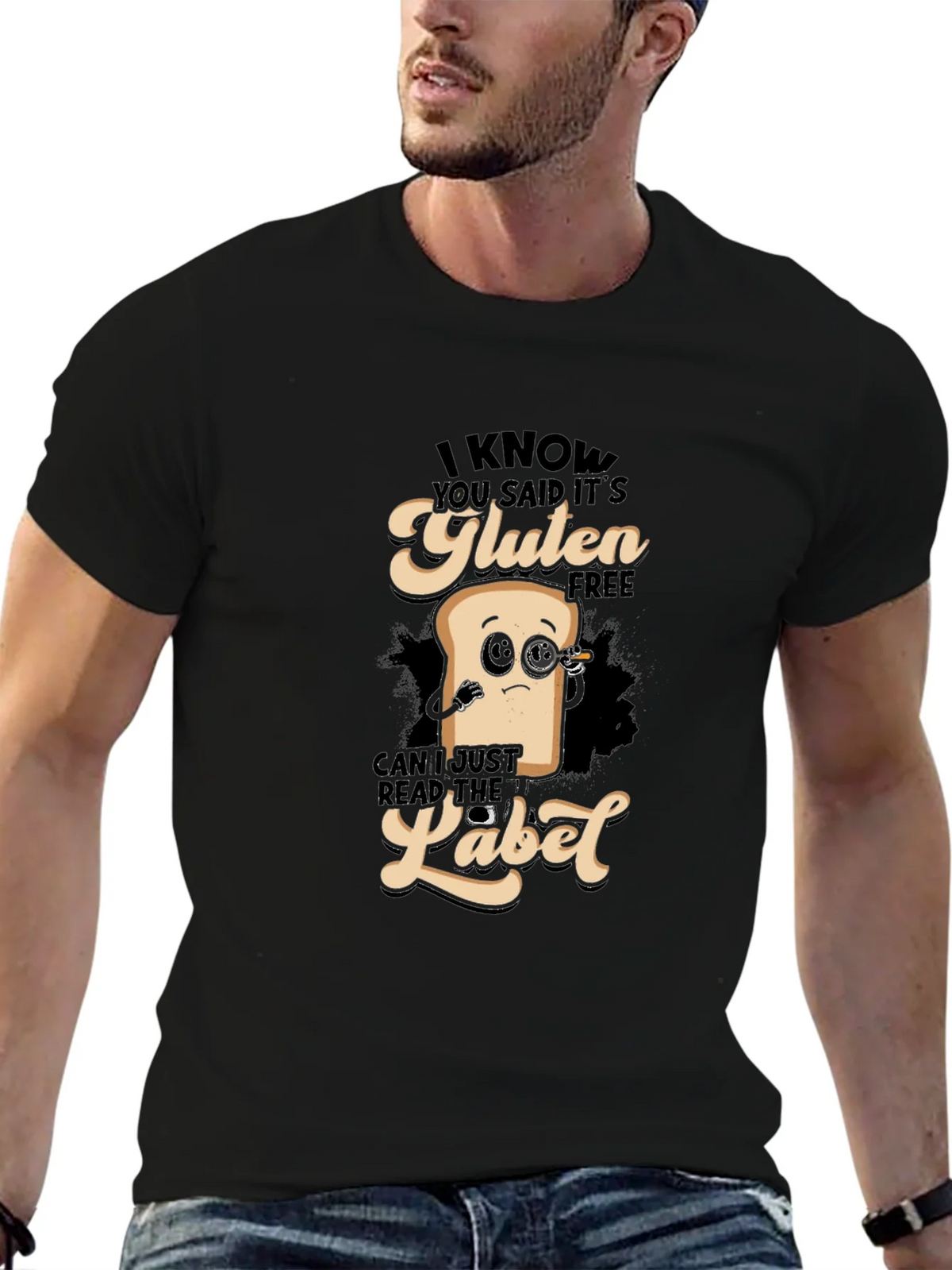 Gluten Free T-Shirt - Funny Foodie Tee product image 6