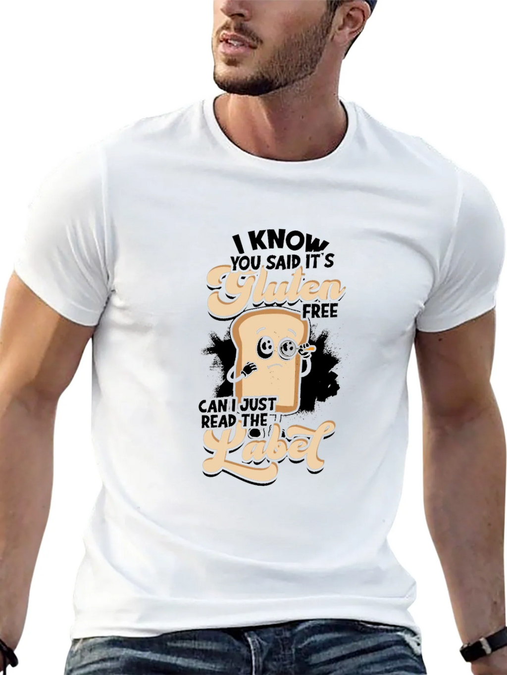 Gluten Free T-Shirt - Funny Foodie Tee product image 12