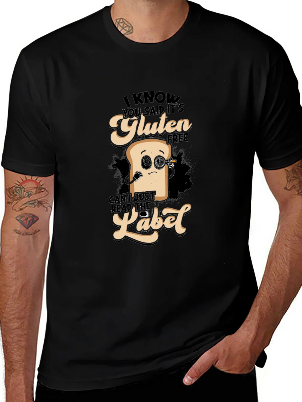 Gluten Free T-Shirt - Funny Foodie Tee product image 1