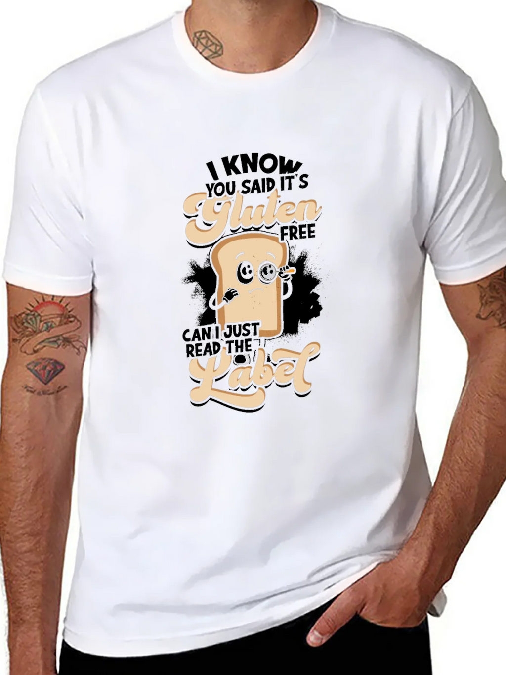 Gluten Free T-Shirt - Funny Foodie Tee product image 7