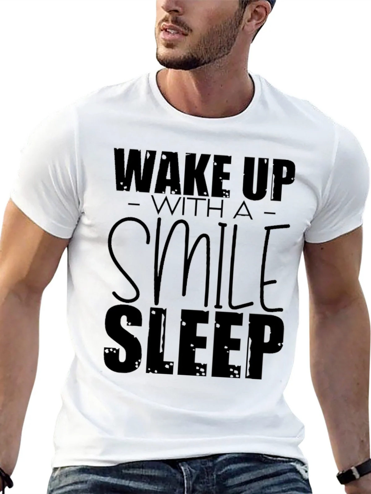 Wake Up With A Smile Graphic T-Shirt product image 8