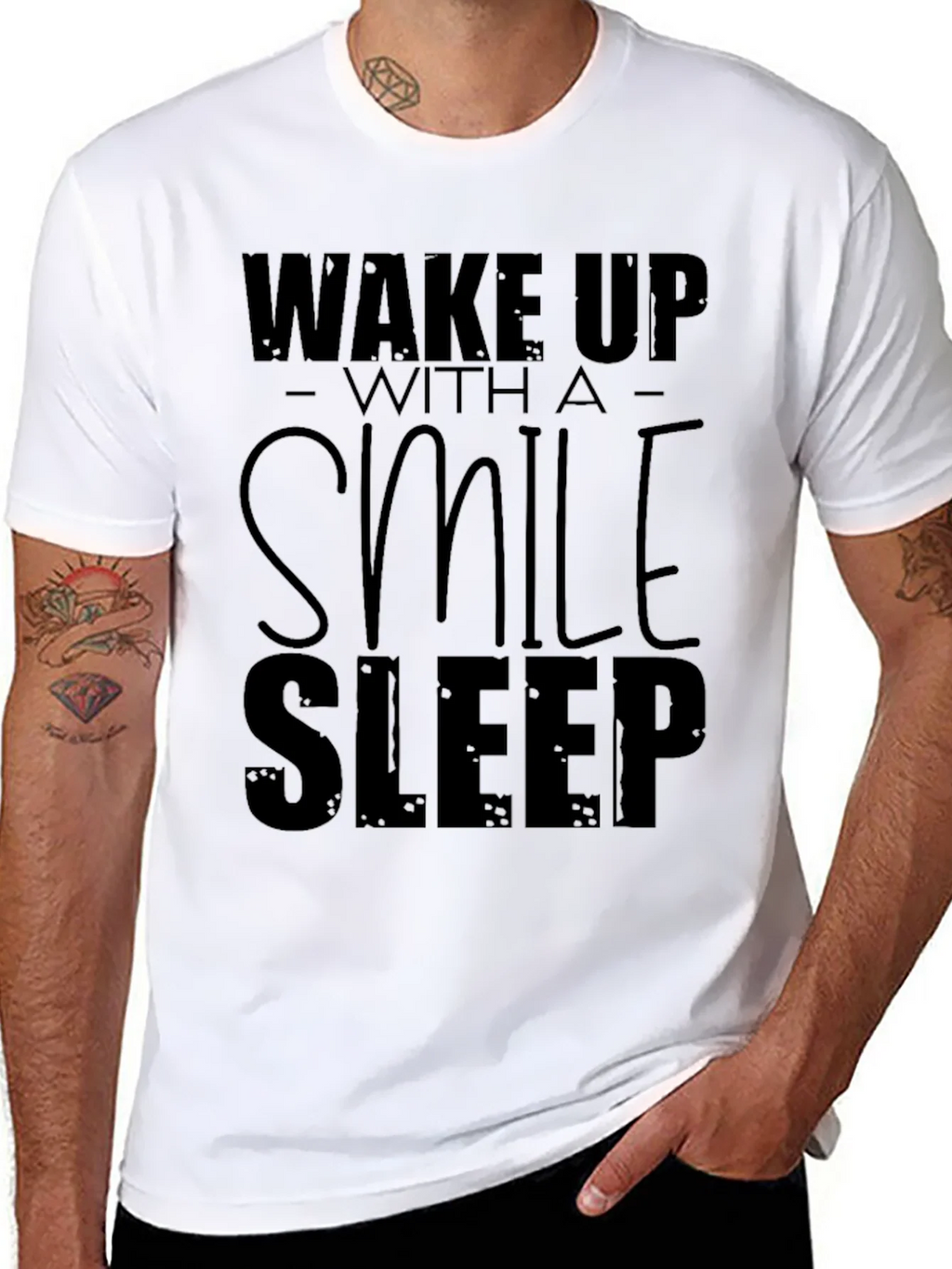 Wake Up With A Smile Graphic T-Shirt product image 4