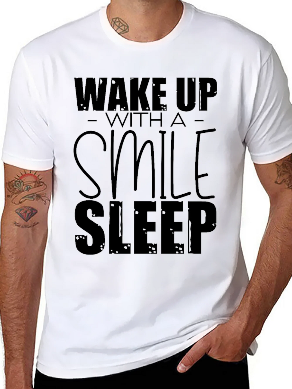 Wake Up With A Smile Graphic T-Shirt product image 4
