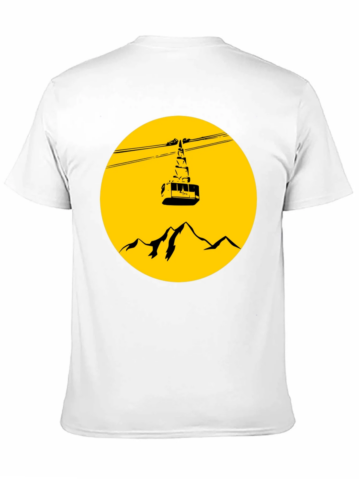 Mountain Gondola Graphic T-Shirt - Black product image 10