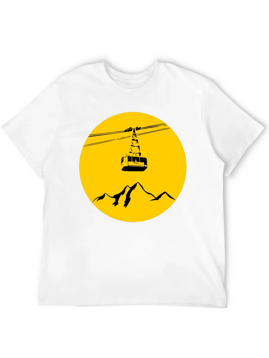 Mountain Gondola Graphic T-Shirt - Black product image 11