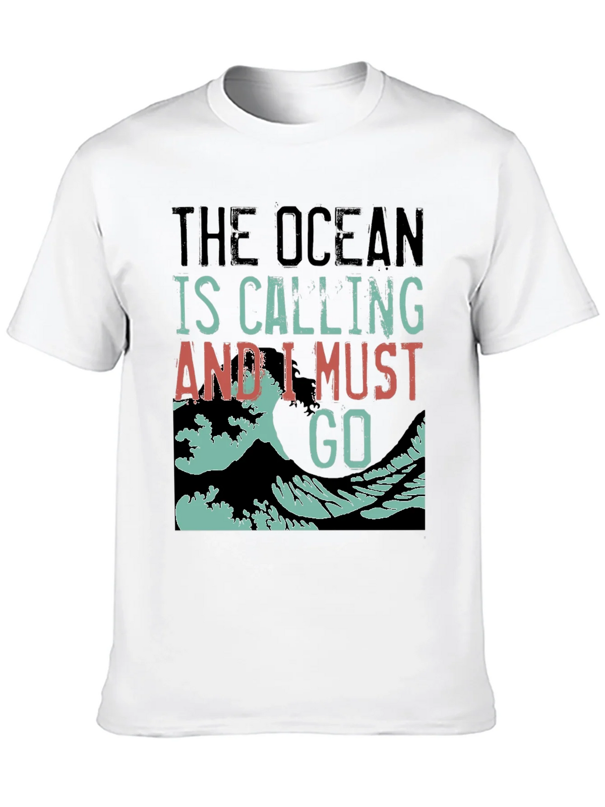 Ocean Calling Black Graphic Tee product image 9