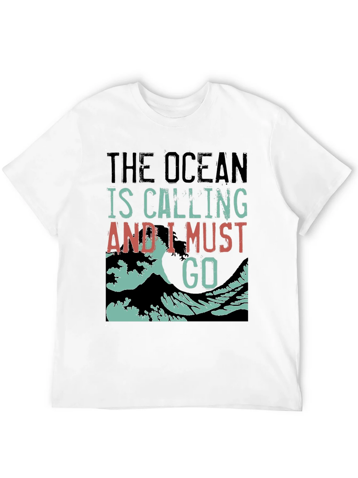 Ocean Calling Black Graphic Tee product image 11