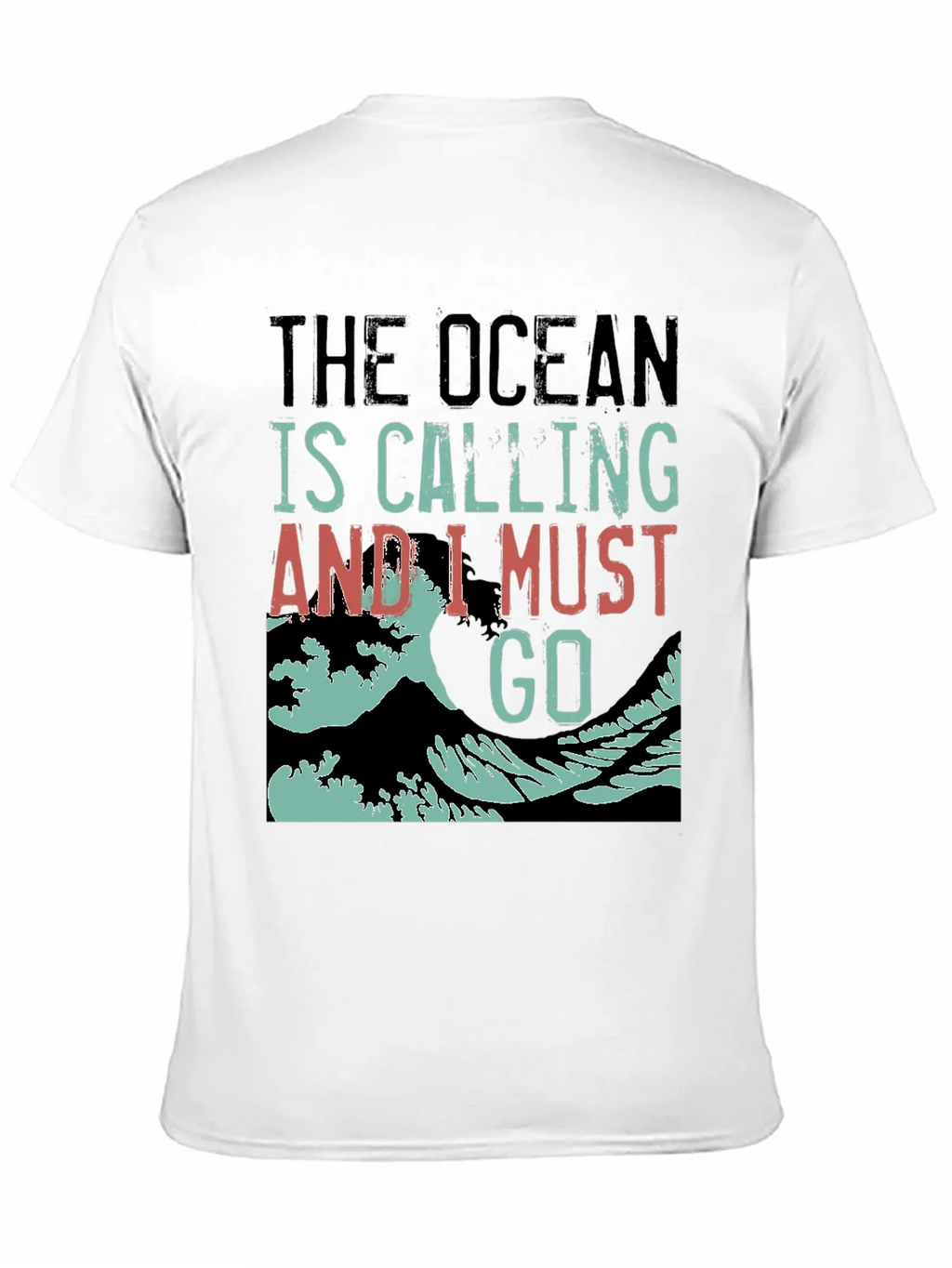 Ocean Calling Black Graphic Tee product image 10