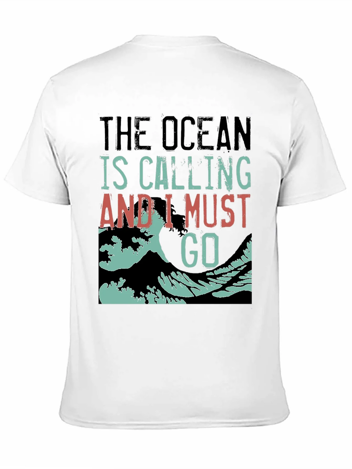 Ocean Calling Black Graphic Tee product image 10