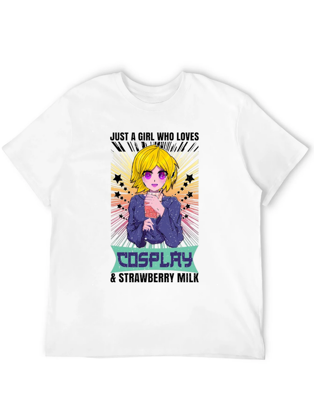 Cosplay & Strawberry Milk Anime T-Shirt product image 11
