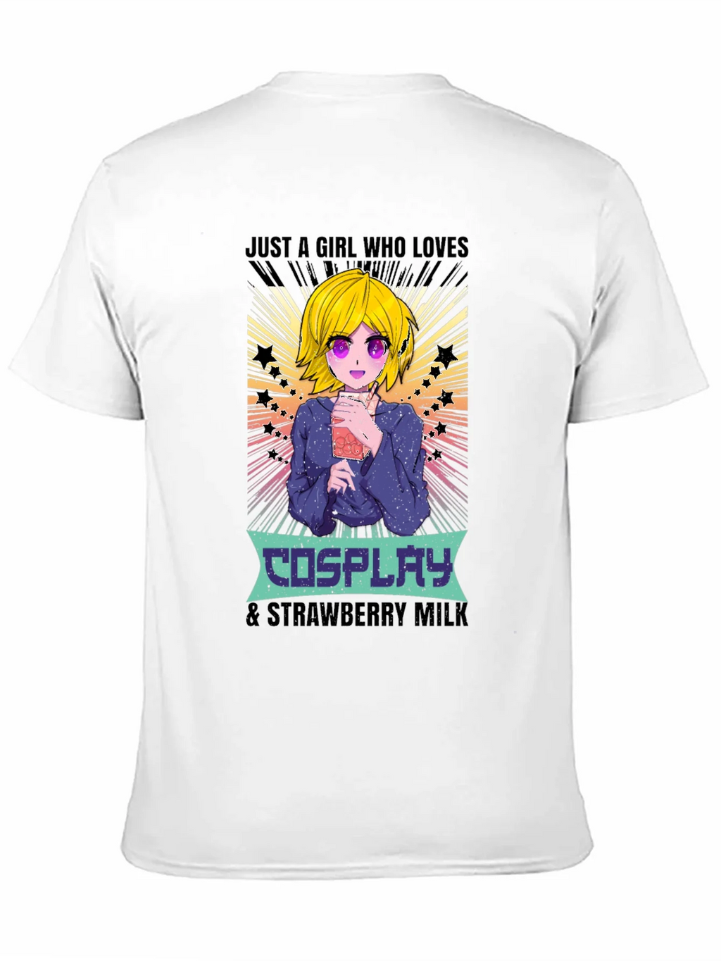 Cosplay & Strawberry Milk Anime T-Shirt product image 10