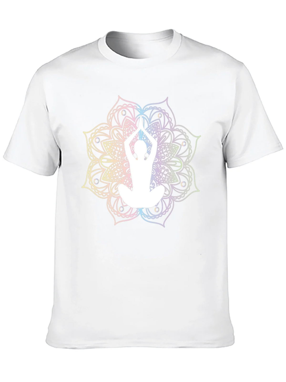 Yoga Mandala Graphic Tee - Black product image 9