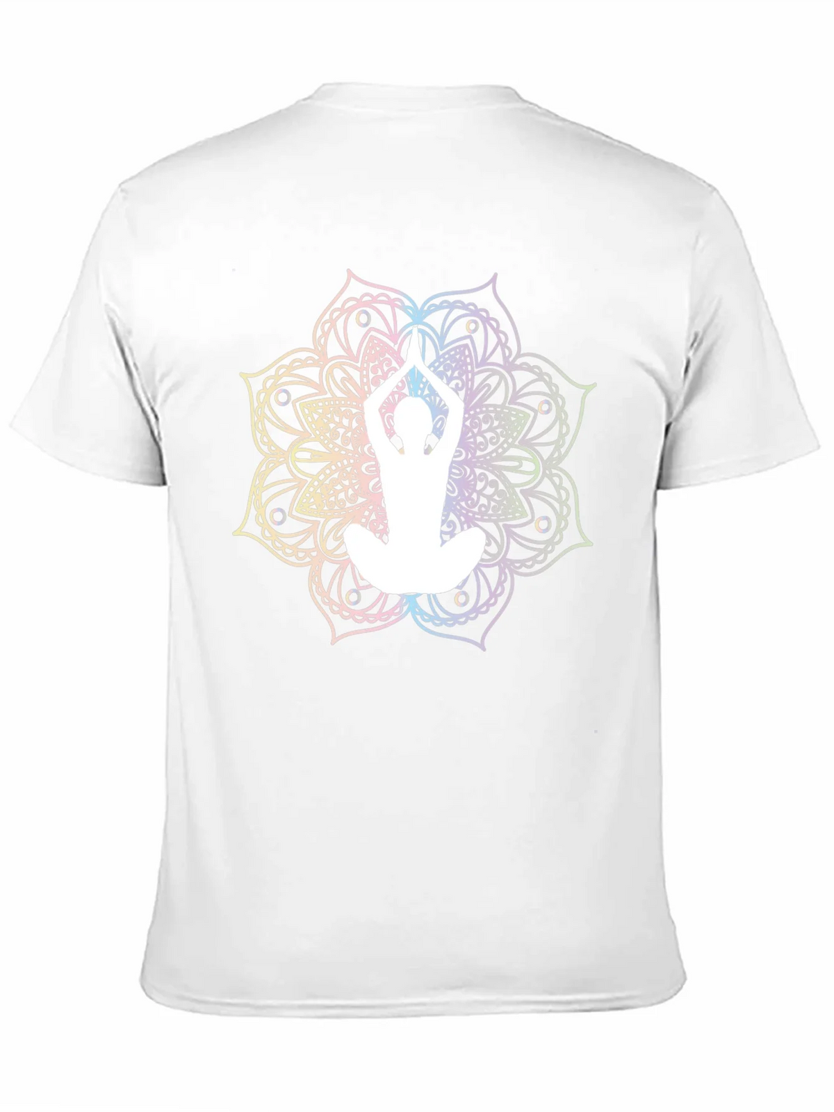 Yoga Mandala Graphic Tee - Black product image 10