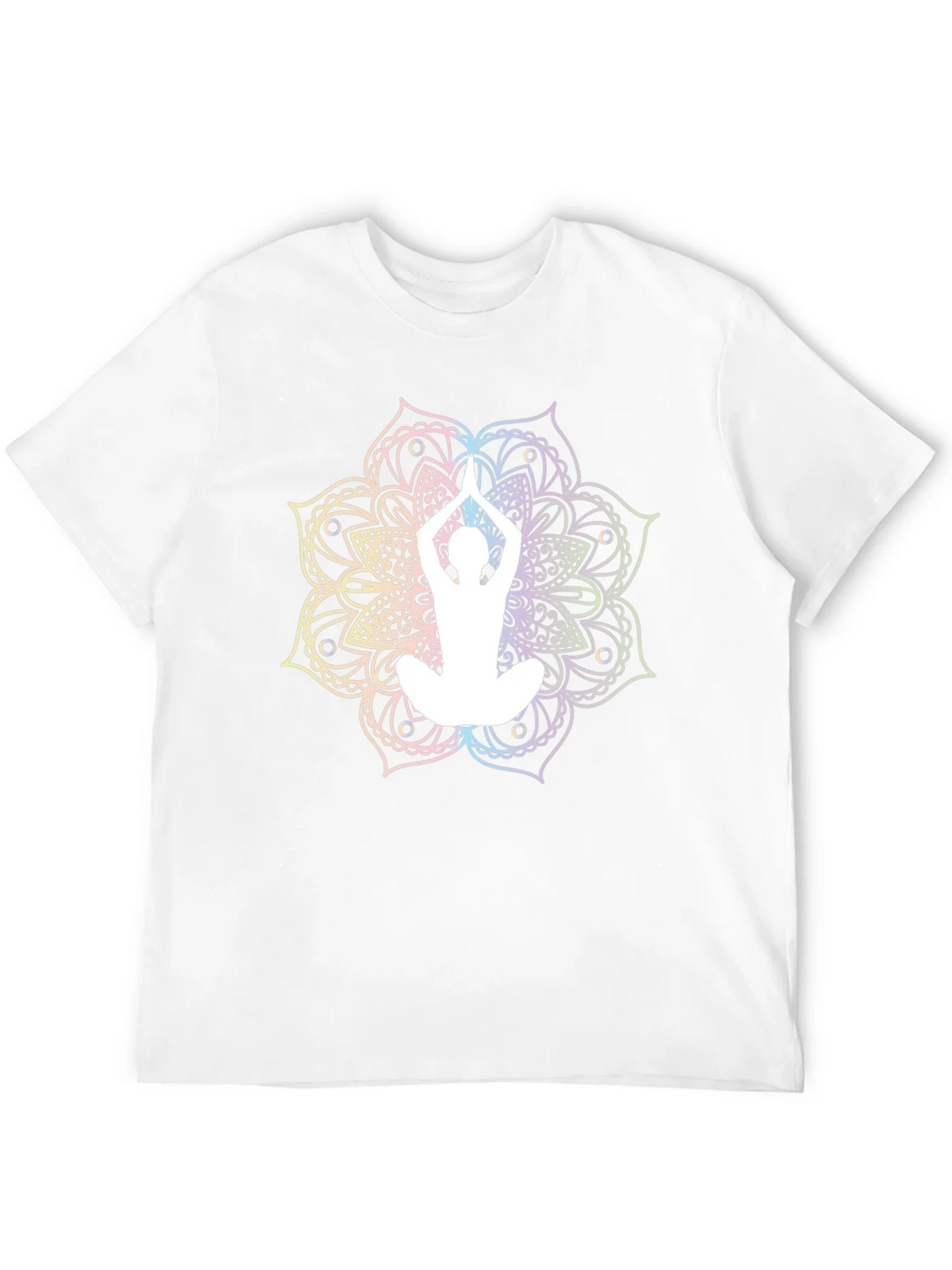 Yoga Mandala Graphic Tee - Black product image 11