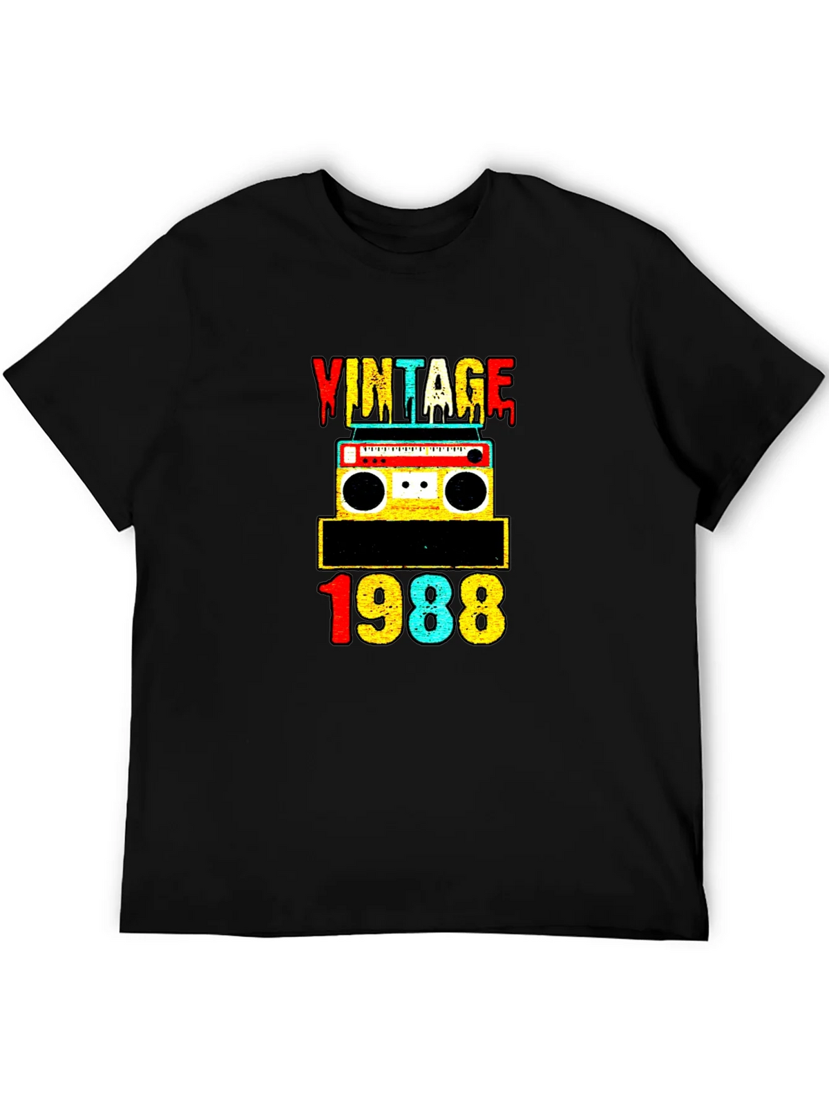 Vintage 1988 Retro Cassette Tape Graphic Tee product image 5