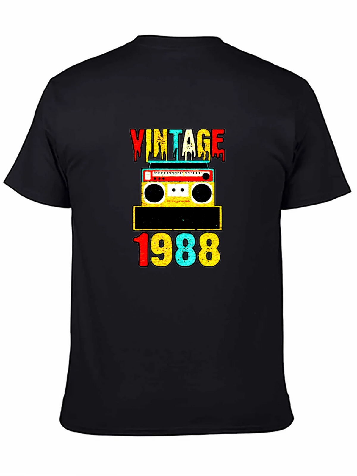 Vintage 1988 Retro Cassette Tape Graphic Tee product image 4