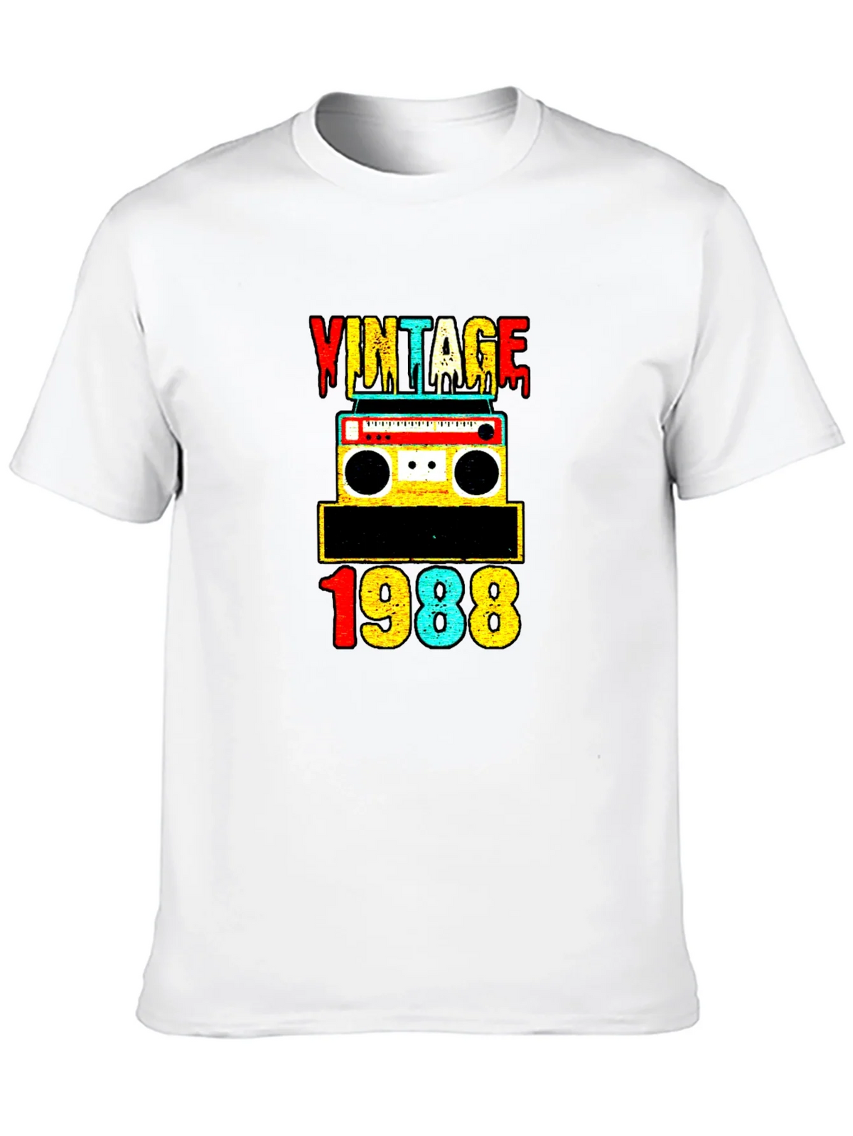 Vintage 1988 Retro Cassette Tape Graphic Tee product image 9